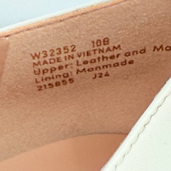 NWB Cole Haan Women's Vialetta Croc Pattern Ivory Leather Loafer Shoes Size 10B - Picture 11 of 12